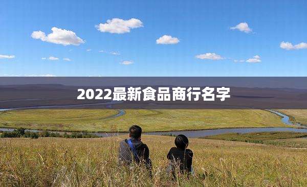 2022最新食品商行名字