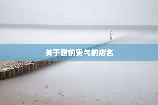 关于耐的贵气的店名