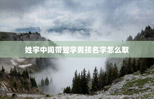 姓宇中间带翌字男孩名字怎么取