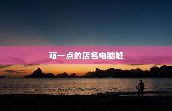 萌一点的店名电脑城