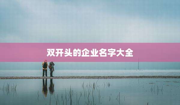 双开头的企业名字大全