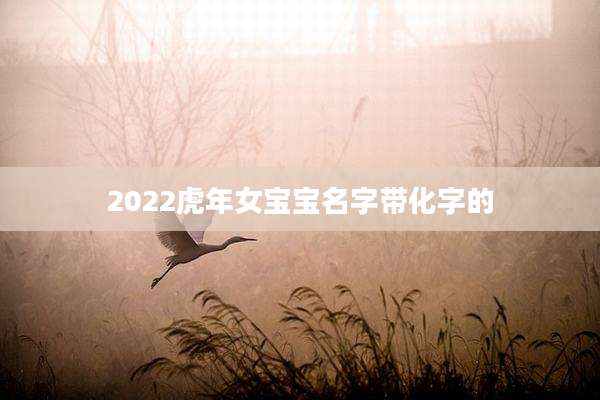 2022虎年女宝宝名字带化字的