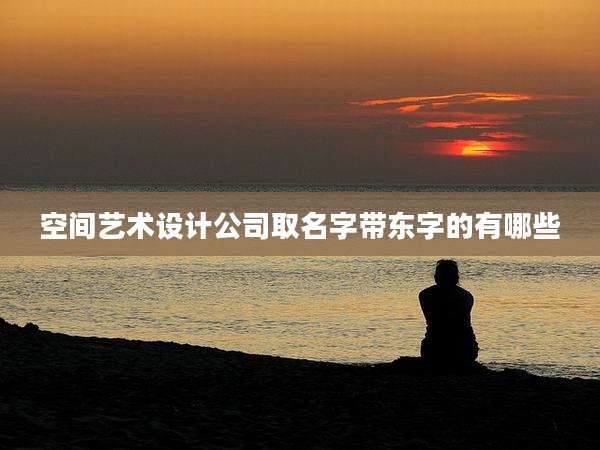 空间艺术设计公司取名字带东字的有哪些