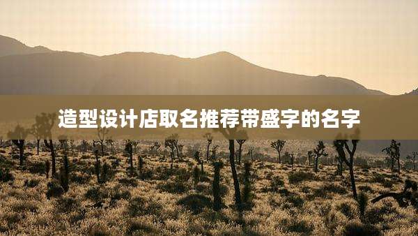造型设计店取名推荐带盛字的名字