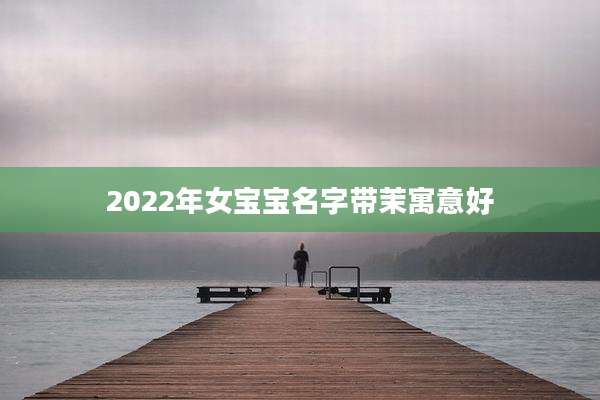 2022年女宝宝名字带茉寓意好