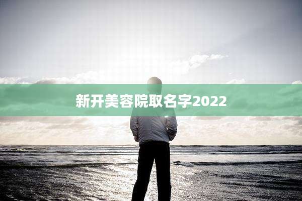 新开美容院取名字2022