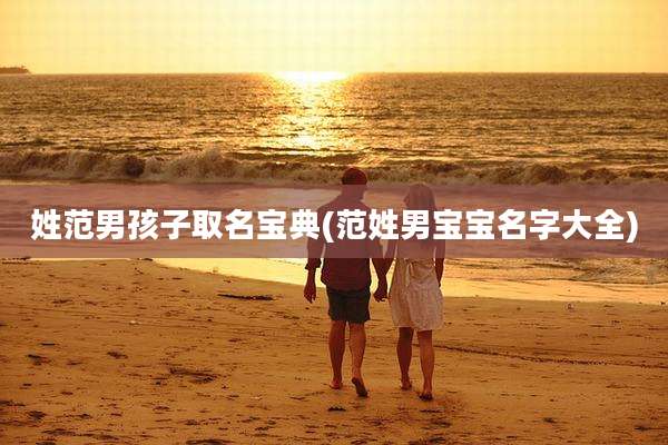 姓范男孩子取名宝典(范姓男宝宝名字大全)