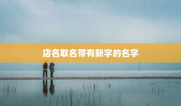 店名取名带有新字的名字