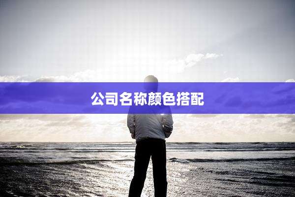 公司名称颜色搭配
