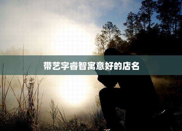 带艺字睿智寓意好的店名