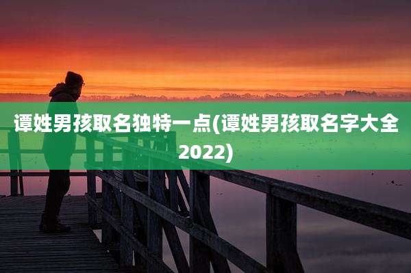 谭姓男孩取名独特一点(谭姓男孩取名字大全2022)