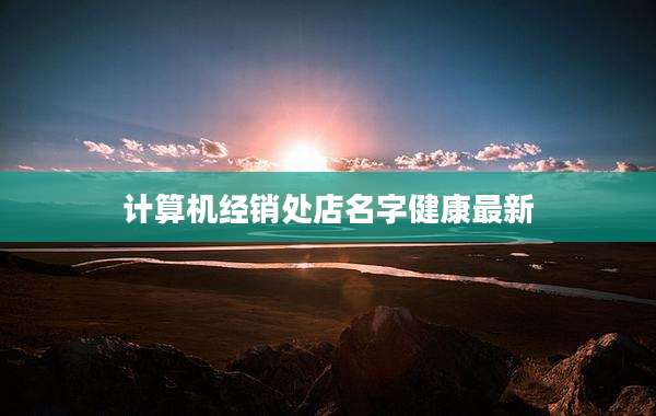 计算机经销处店名字健康最新