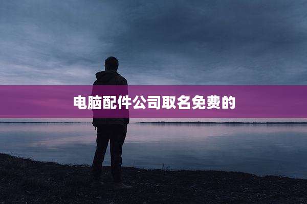 电脑配件公司取名免费的