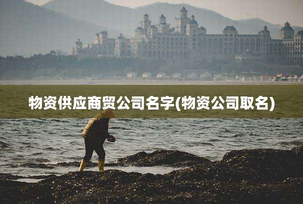 物资供应商贸公司名字(物资公司取名)