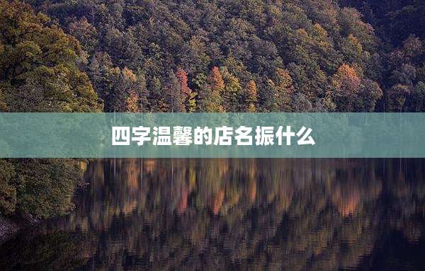 四字温馨的店名振什么