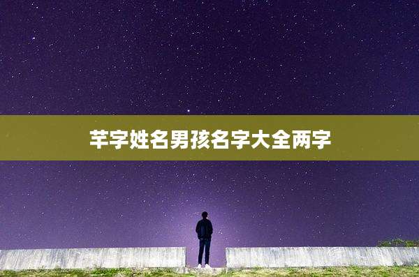 芊字姓名男孩名字大全两字