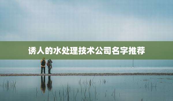 诱人的水处理技术公司名字推荐
