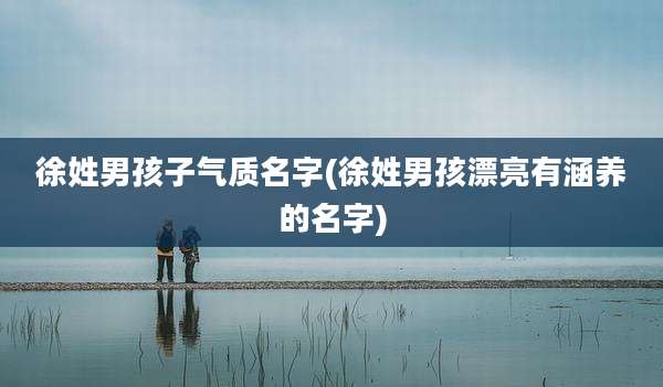 徐姓男孩子气质名字(徐姓男孩漂亮有涵养的名字)