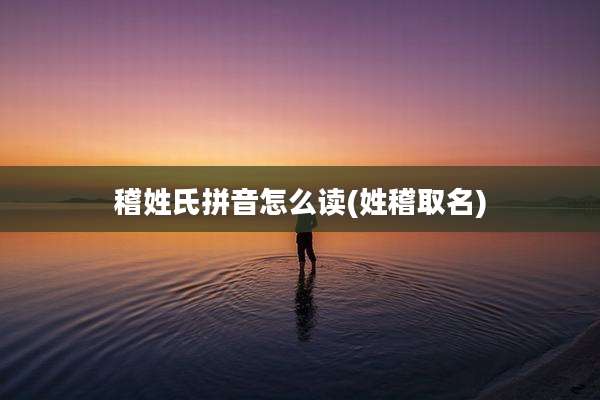 稽姓氏拼音怎么读(姓稽取名)