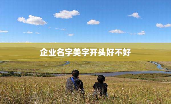 企业名字美字开头好不好
