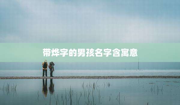 带烨字的男孩名字含寓意