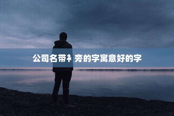 公司名带衤旁的字寓意好的字