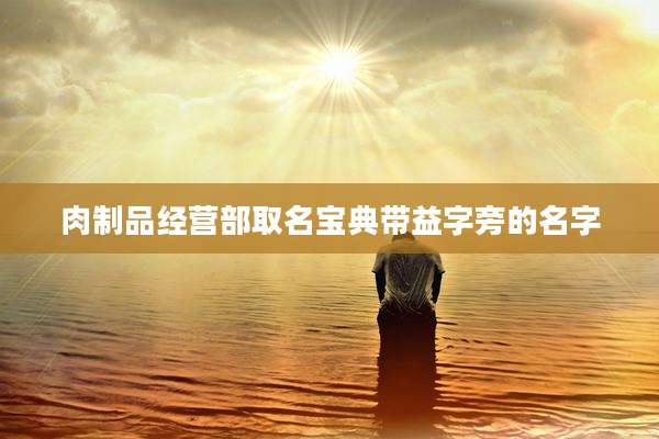 肉制品经营部取名宝典带益字旁的名字