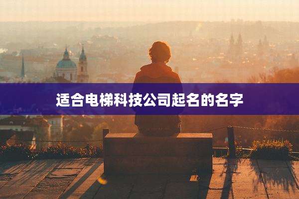 适合电梯科技公司起名的名字