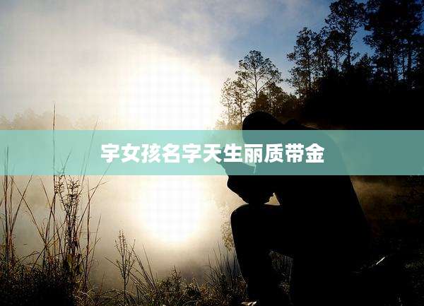 宇女孩名字天生丽质带金
