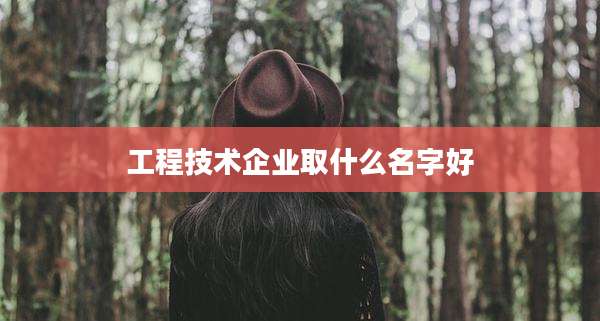 工程技术企业取什么名字好