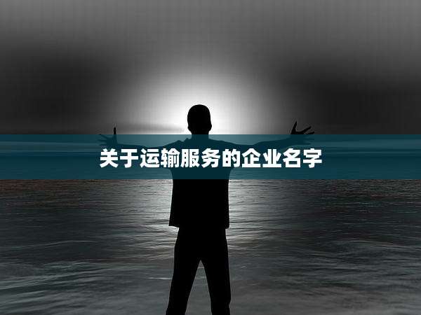 关于运输服务的企业名字