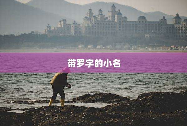 带罗字的小名