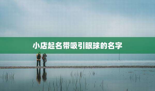 小店起名带吸引眼球的名字