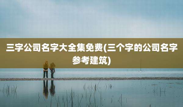 三字公司名字大全集免费(三个字的公司名字参考建筑)