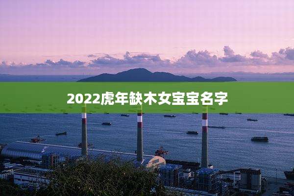 2022虎年缺木女宝宝名字