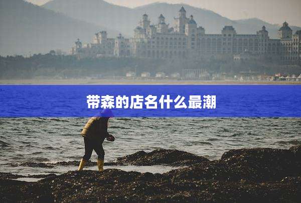 带森的店名什么最潮