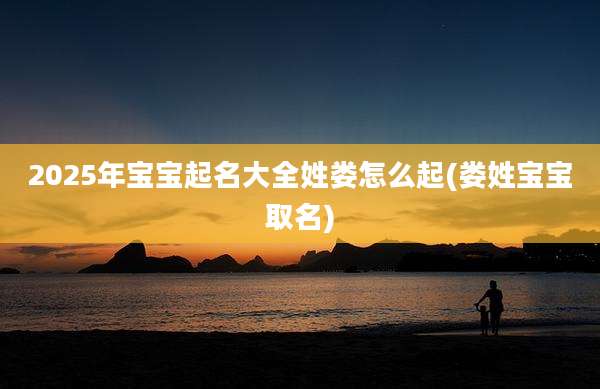 2025年宝宝起名大全姓娄怎么起(娄姓宝宝取名)