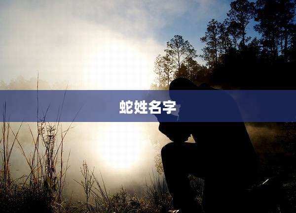 蛇姓名字
