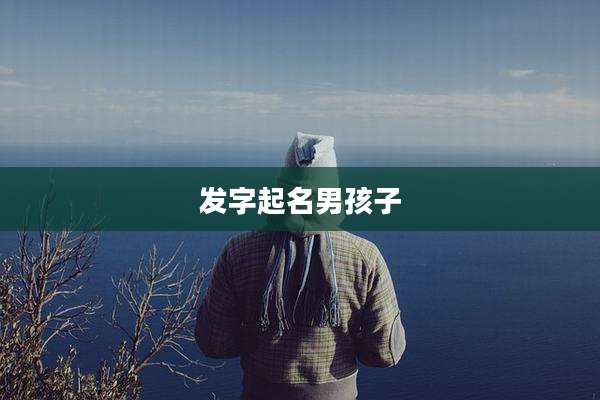 发字起名男孩子