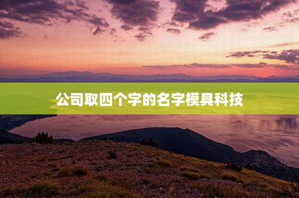 公司取四个字的名字模具科技