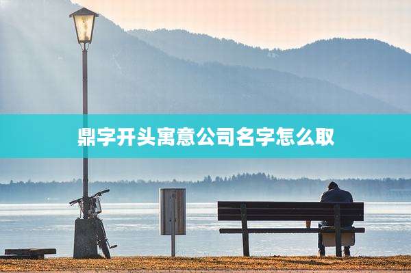 鼎字开头寓意公司名字怎么取