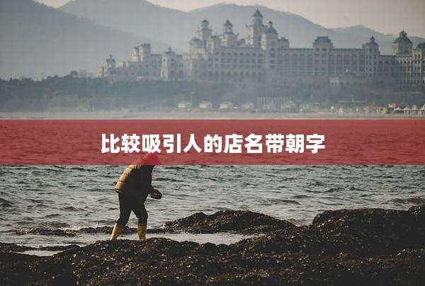 比较吸引人的店名带朝字