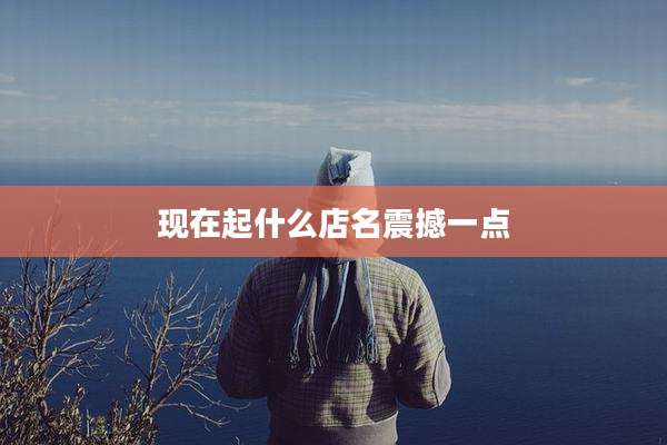 现在起什么店名震撼一点