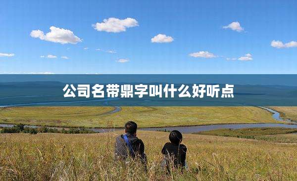 公司名带鼎字叫什么好听点