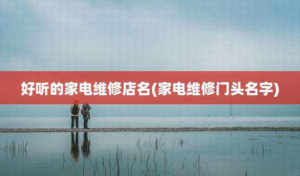 好听的家电维修店名(家电维修门头名字)