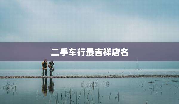 二手车行最吉祥店名