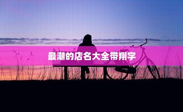 最潮的店名大全带翔字