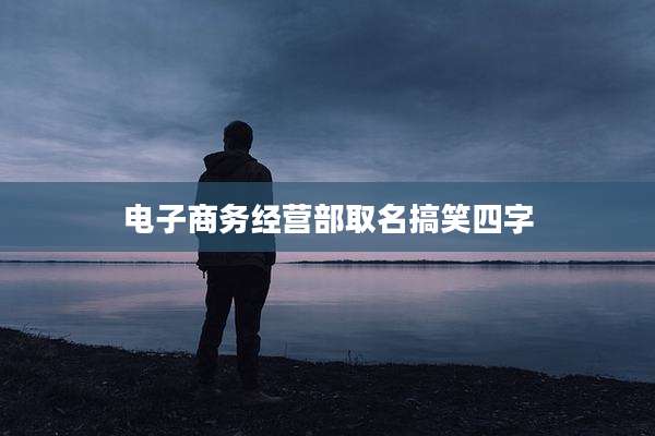 电子商务经营部取名搞笑四字