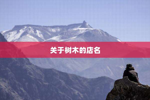 关于树木的店名