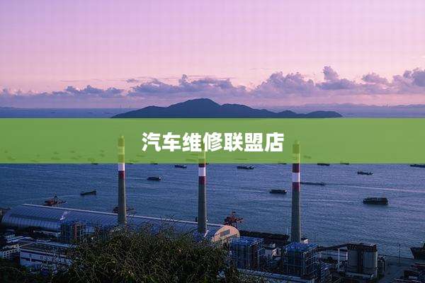 汽车维修联盟店